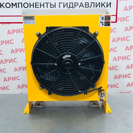 Маслоохладитель воздушный МО2, 24V, 120 л/мин, (Толщина 45мм.) КИТАЙ