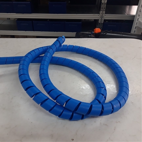 Спираль защитная пластиковая 13-18 синий